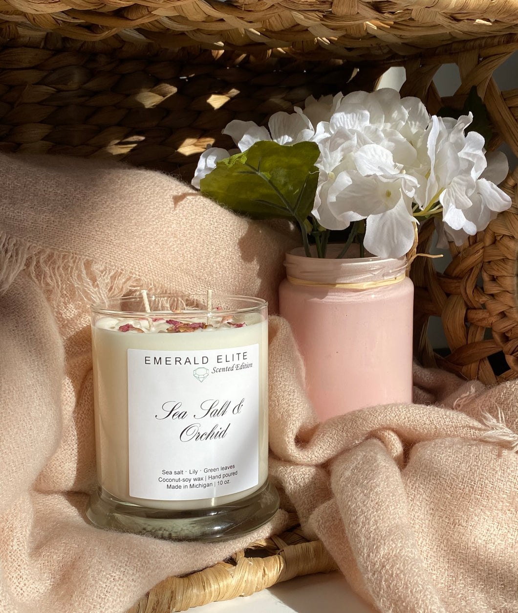 Sea Salt and Orchid Candle