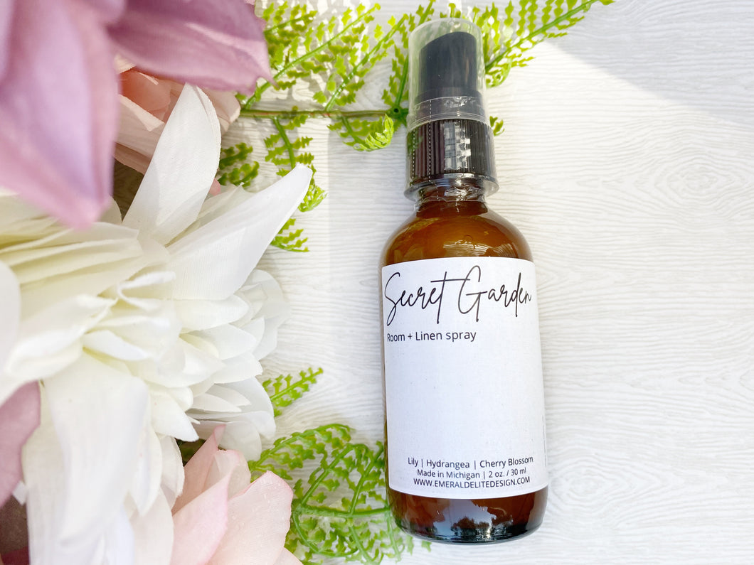 secret garden spray Secret Garden Room and Linen Spray – Emerald Elite Interior Design